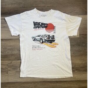 Riot Society Back to the Future T Shirt Large Japanese DeLorean Graphic size L